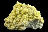 Yellow Sulfur Crystals on Matrix - Steamboat Springs, Nevada #154349-1
